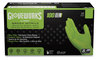 A Picture of product AXC-GWGN48100 GloveWorks® by AMMEX® Heavy-Duty Industrial Powder-Free Disposable Nitrile Gloves. Size X-Large. 8 mil. Green. 100 gloves/box, 10 boxes/carton.