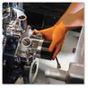 A Picture of product AXC-GWON46100 GloveWorks® by AMMEX® Heavy-Duty Industrial Powder-Free Disposable Nitrile Gloves. Size Large. 8 mil. Orange. 100 gloves/box, 10 boxes/carton.
