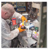 A Picture of product AXC-GWON48100 GloveWorks® by AMMEX® Heavy-Duty Industrial Powder-Free Disposable Nitrile Gloves. Size X-Large. 8 mil. Orange. 100 gloves/box, 10 boxes/carton.