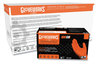 A Picture of product AXC-GWON48100 GloveWorks® by AMMEX® Heavy-Duty Industrial Powder-Free Disposable Nitrile Gloves. Size X-Large. 8 mil. Orange. 100 gloves/box, 10 boxes/carton.