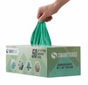 A Picture of product HOS-M931G SmartRags®XL 35 Gram Mid-Weight Microfiber Cloths. 16 X 16 in. Green. 50/box, 8 boxes/case.