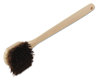 A Picture of product BWK-4120 Boardwalk® Utility Brush Brown Palmyra Fiber Bristles, 5.5" 14.5" Tan Plastic Handle