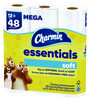 A Picture of product PGC-03154 Charmin® Essentials Soft™ Septic Safe Bathroom Tissue. 2-Ply. White. 330 sheets/roll, 12 rolls/pack, 4 packs/carton.