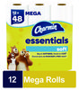 A Picture of product PGC-03154 Charmin® Essentials Soft™ Septic Safe Bathroom Tissue. 2-Ply. White. 330 sheets/roll, 12 rolls/pack, 4 packs/carton.