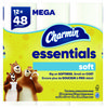 A Picture of product PGC-03154 Charmin® Essentials Soft™ Septic Safe Bathroom Tissue. 2-Ply. White. 330 sheets/roll, 12 rolls/pack, 4 packs/carton.