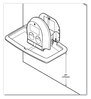 A Picture of product KKP-KB30001 Koala Kare® Baby Changing Station Wall Horizontal Mount, 36.5 x 21.25, Gray