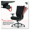 A Picture of product SBI-60097BLK Sharper Image® Revive Shiatsu Ergonomic Mesh Swivel Massage Chair Supports Up to 275 lbs, 19.75" 22.75" Seat Height, Black Seat/Back