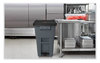 A Picture of product RCP-1971956 Rubbermaid® Commercial Brute® Square Step-On Roll-Out Container. 50 gal. Gray.