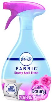 Febreze® FABRIC Refresher/Odor Eliminator. 23.6 oz. Downy April Fresh. 4 spray bottles/carton.
