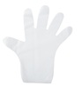 A Picture of product SEP-79198171 AmerCareRoyal Synthetic Powder Free Diamond Grip Hybrid Gloves. Size Medium. Clear. 200 gloves/box, 5 boxes/case.