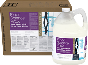Floor Science ProX Easy Apply High Gloss Floor Finish 4x1gal