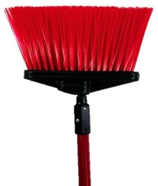 Multi-Angle Lite Vertical Sweep - 4' Red FG Handle - Stiff Red