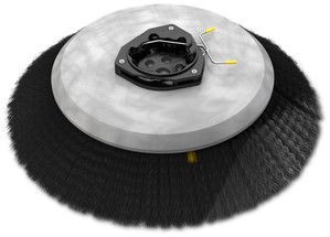 Polypropylene Disk Sweep Brush Assembly – 24 in