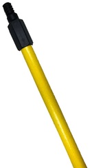4' Fiberglass Threaded Handle - Yellow