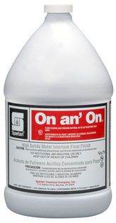 On an' On® No INT Floor Finish. 1 gal. 4 bottles/case.