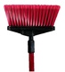 A Picture of product BEB-431309R Multi-Angle Lite Vertical Sweep - 4' Red FG Handle - Red Flagged
