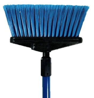 Multi-Angle Lite Vertical Sweep- 4' Blue FG Handle - Blue Flagged