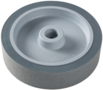 WHEEL, SCRBR, 8.00D, W/ TAPER