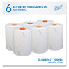A Picture of product KCC-47035 Scott® Pro Slimroll™ Towels. 1-ply. 8 in. X 580 ft. White/Orange Core. 6 rolls/carton.