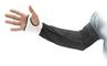 A Picture of product AGS-11251180W Ansell HyFlex® Cut Resistant Sleeve With Elastic Top Closure. 18 in. Black.