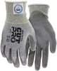 A Picture of product AGS-MEG9676M MCR Safety® CutPro® 13 Gauge Dyneema® Cut Resistant Gloves With Polyurethane Coated Palm. Size Medium. Gray. 1 pair.