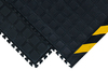 A Picture of product MAM-4471C Hog Heaven® Modular Corner Tile with Smooth Back, 18 inch. 21.75 X 21.75 X .075 in. Yellow border.