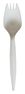 A Picture of product BWK-SPORKWHPPIW Boardwalk® Mediumweight Wrapped Polypropylene Cutlery Spork. 5.86 in. White. 1000/carton.