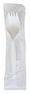A Picture of product BWK-SPORKWHPPIW Boardwalk® Mediumweight Wrapped Polypropylene Cutlery Spork. 5.86 in. White. 1000/carton.