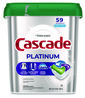 A Picture of product PGC-15534 Cascade® ActionPacs, Fresh Scent, 31.8 oz, 59 Pacs/Tub, 3 Tubs/Case