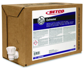 Betco® Extreme Floor Stripper. 5 gal. Green. Lemon scent. 1 bag-in-box.