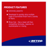 A Picture of product BET-184B500 Betco® Extreme Floor Stripper. 5 gal. Green. Lemon scent. 1 bag-in-box.