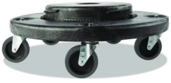 Rubbermaid® Commercial Brute® Quiet Dolly with 250 lb. Capacity. 18 1/4 X 6 5/8 in. Black.