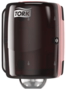 A Picture of product TRK-659028 Dispenser Tork Centerfeed Centerpull Red and Smoke M2