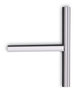 A Picture of product BVC-DSP123046 MasterVision® Protector Series Mobile Glass Panel Divider 49 x 22 69, Clear/Aluminum