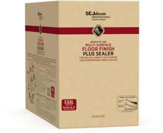 SCJP Ready-To-Use Multi-Surface Floor Finish Plus Sealer 5 Gallon Bag in Box
