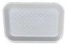 A Picture of product GEN-2SWH GEN Foam Meat Trays. #2S. 8.5 X 6 X 0.7 in. White. 500/carton.