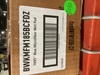 A Picture of product BWK-MFM185BCF Boardwalk® Split Microfiber Mop Head with Hook and Loop Back. 18 X 5 in. Blue. 12/case.