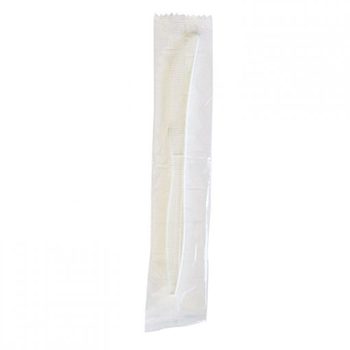 Boardwalk® Mediumweight Wrapped Polypropylene Cutlery Knife. 5.86 in. White. 1000/carton.