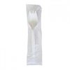 A Picture of product BWK-SPORKWHPPIW Boardwalk® Mediumweight Wrapped Polypropylene Cutlery Spork. 5.86 in. White. 1000/carton.