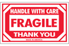 A Picture of product 967-945 LABEL 3X5 FRAGILE. PRESSURE SENSITIVE FRAGILE-HANDLE WITH CARE.