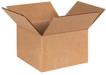 Corrugated Boxes, 6 x 6 x 4", 25/Bundle