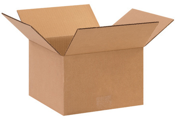 Corrugated Boxes, 10 x 10 x 6", 25/Bundle