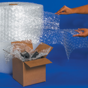 Bubble Wrap, 3/16" Bubble, 12" x 300', 4 Rolls/Bundle