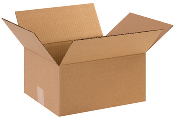 Corrugated Boxes, 12 x 10 x 6", 25/Case
