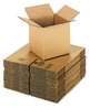 A Picture of product UNV-888 Universal® Cubed Fixed-Depth Corrugated Shipping Boxes, Regular Slotted Container (RSC), Medium, 8" x 8" x 8", Brown Kraft, 25/Bundle