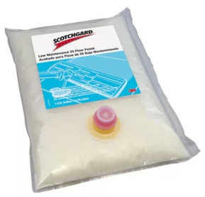 3M™ Scotchgard™ Low Maintenance Floor Finish 25, 1 gal Bag, 4/Case