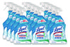 A Picture of product RAC-99828 LYSOL® Brand Bathroom Cleaner with Hydrogen Peroxide Cool Spring Breeze, 32 oz Trigger Spray Bottle, 12/Carton