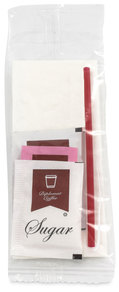 Coffee Pro Economy Condiment Kit. 500 kits/carton.