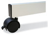 A Picture of product GHE-NEX224MMP Ghent Nexus Partition Whiteboard 48" x 60", White Surface, Satin Aluminum Frame