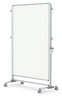 A Picture of product GHE-NEX224MMP Ghent Nexus Partition Whiteboard 48" x 60", White Surface, Satin Aluminum Frame